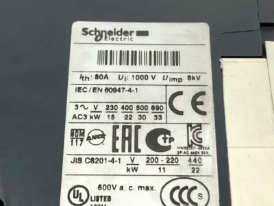 USED SCHNEIDER ELECTRIC LC1D50