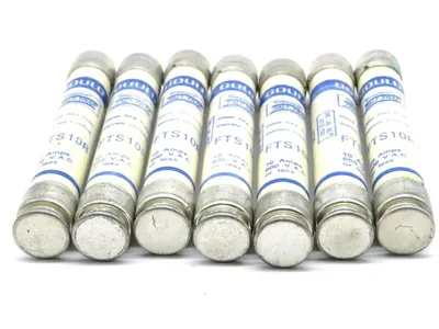 7 NEW GOULD FTS10R FUSES 10 AMP 600 VAC