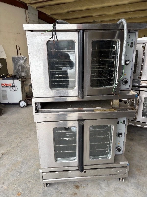 Commercial Stainless Steel Convection Ovens – Double Stack