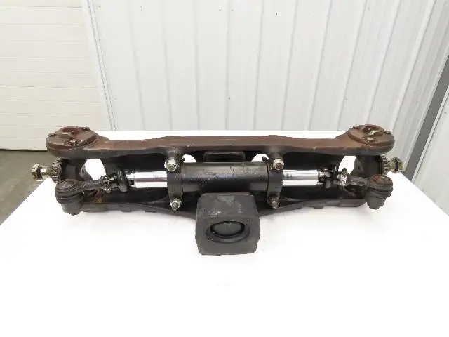 Hyster E50XM-33 Electric Forklift Rear Axle Dual Hydraulic Steering Assembly