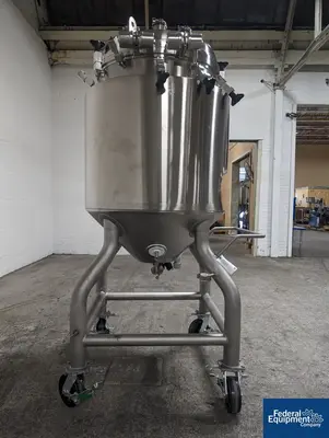 USED A&M Process 500 Liter A&B Process Receiver Tank, 316 S/S, 44/150#