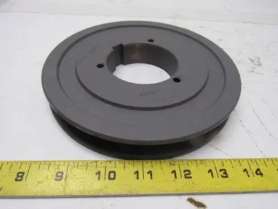 Browning 1B5V68 7-1/8" Pulley Cast Iron 1 Groove A B or 5V Belt B Bushed Bore