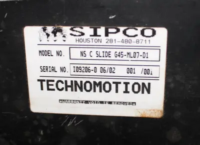 USED SIPCO NC S SLIDE G45-ML07-D1