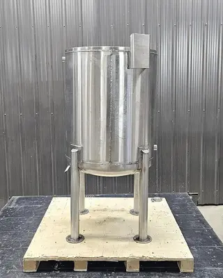 Used 60 Gallon Jacketed Tank, 316L Stainless Steel