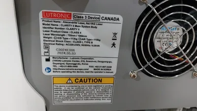 Used 2024 LUTRONIC CLARITYII Lasers / Laser Systems Ontario CA | Platinum Group #1318106
