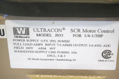 WOODS J033 ULTRACON DRIVE CONTROL J033