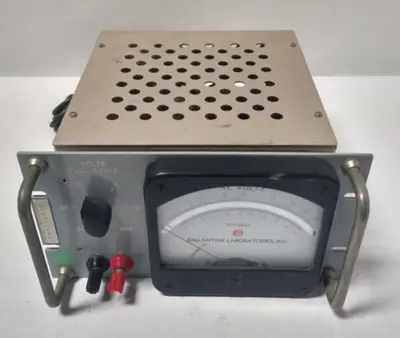 Ballantine Model 300E Vacuum Tube Voltmeter AC Volt dB Meter VTVM 0.003–300V