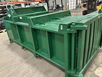 EXCEL EX-60 CLOSED DOOR DUAL 6" CYLINDER HORIZONTAL BALER