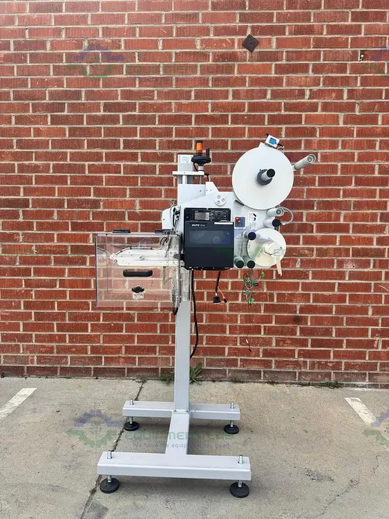 Used SATO S86-EX PRINT ENGINE W/ AL TECH ALCODE PRINT AND APPLY LABELLING MACHINE Pressure Sensitive Labelers California US | Equipment Lab #914370