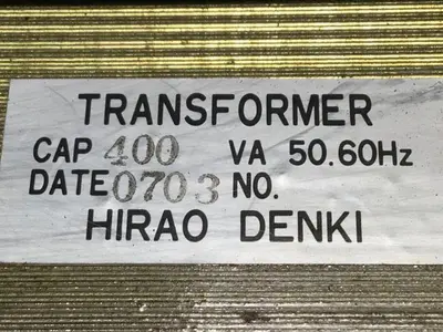 USED HIRAO DENKI HDT 400VA