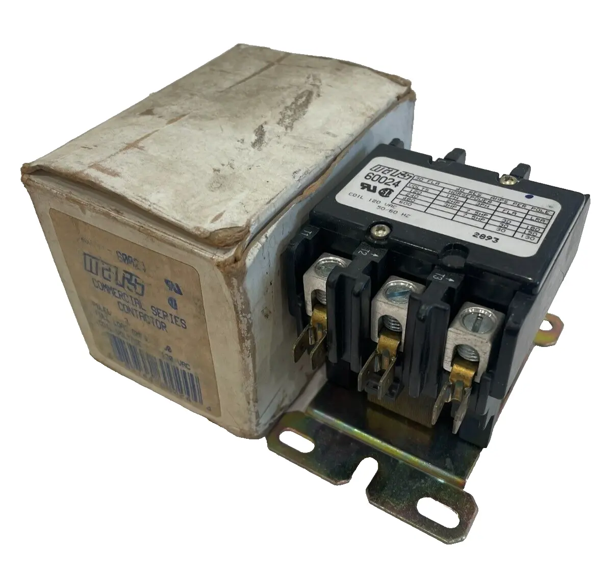 NEW MARS 60024 CONTACTOR 3 POLES 120VAC