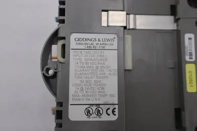 GIDDINGS & LEWIS M.1300.7372 R1 Input Module 24VDC SINK/SOURCE STOCK 632-D
