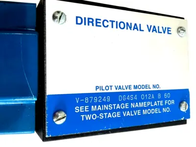 NEW VICKERS DG4S4-012A-B-60 DIRECTIONAL VALVE V-879249 DG4S4012AB60