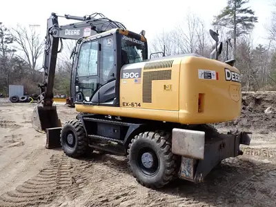 Used 2015 DEERE 190G W Wheel Excavators Massachusetts US | Brookside Equipment Sales #1422125