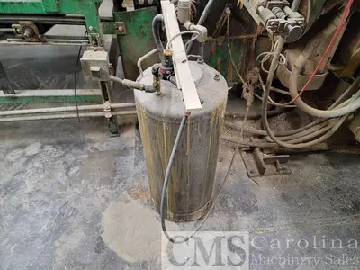 USED INDUSTRIAL WOODWORK FJS25 FINGER JOINT LINE LINE WITH ULTIMIZER SAW