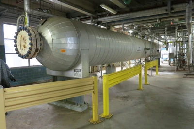 C02 Horizontal Heat Exchanger, 1200 PSI @ 237F, 900 PSI @ 72F
