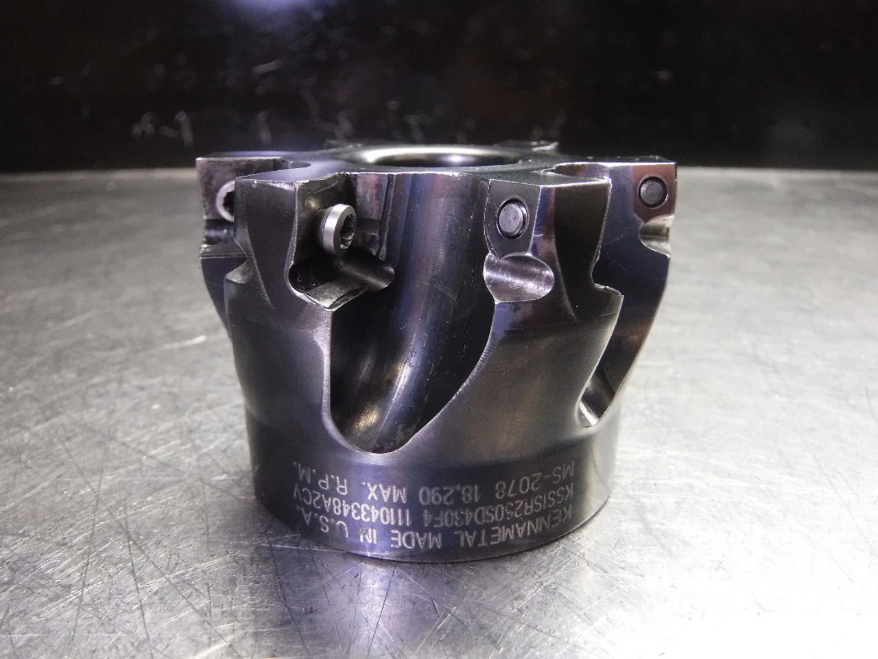 Kennametal 2.5" Indexable Facemill 1" Arbor KSSISR250SD430F4 (LOC1973B)