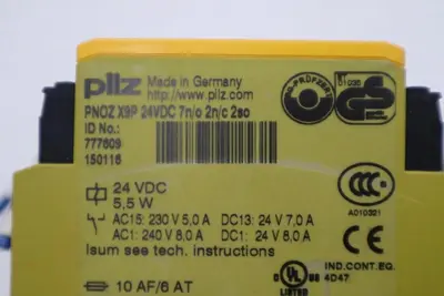 PNOZ X9P PILZ 24VDC SAFETY RELAY, PNOZX9P STOCK H1751