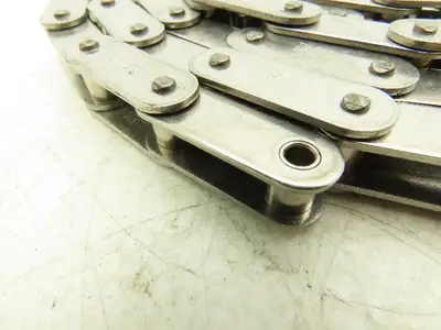 Tsubaki 2040SS Stainless Roller Chain 1" Pitch 10'L Single Strand  Lot of 2