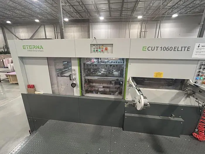 Used 2021 ETERNA ECUT 1060 ELITE AUTOMATIC DIE CUTTER WITH STRIPPING Die Cutters Illinois US | Capital Equipment Solutions #468412