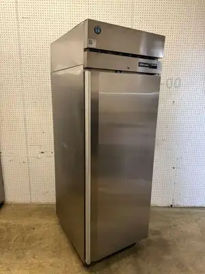 Used Hoshizaki Used 27 1/2" Hoshizaki R1A-FS Stainless Solid Door Reach-In Refrigerator - TH1 Refrigerators Illinois US | Falcon Restaurant Supply #1374365