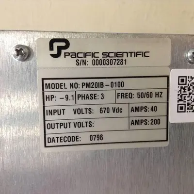 USED PACIFIC SCIENTIFIC PM20IB-0100