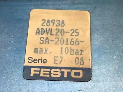 USED FESTO ADVL20-25-SA-20166