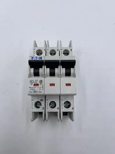 Used EATON EATON FAZ-D4/3-NA Misc Electrical & Power Parts | ND Industrial Surplus #1215206