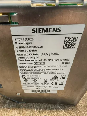 Siemens 6EP3436-8B00-0AY0 PLC Power Supplies | ESS Industrial Equipment Sales (4)