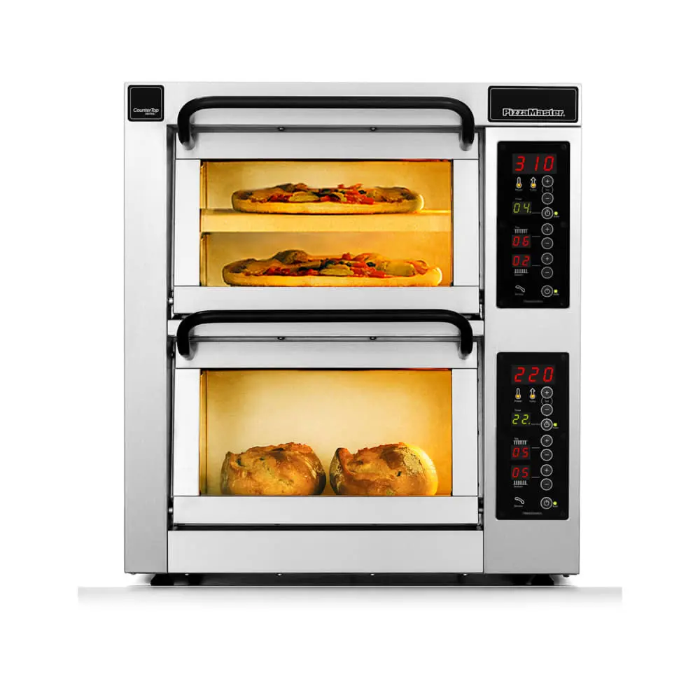 Pizzamaster 350 Series Countertop Double Multi-Purpose Deck Oven - 208v (PM 352ED-1)
