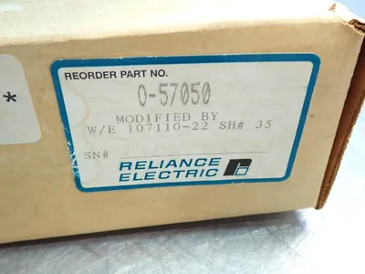 New | in-Stock RELIANCE ELECTRIC 057050 I/O Boards & Replacement Parts Ohio US | HGR 24 #904424
