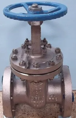 QTY. 1. PK VALVE CO. LTD. 4" 300 FLANGED STAINLESS...