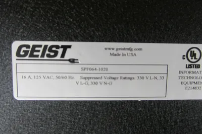NEW GEIST SPF064-1020 SURGE SUPPRESSOR SPF0641020