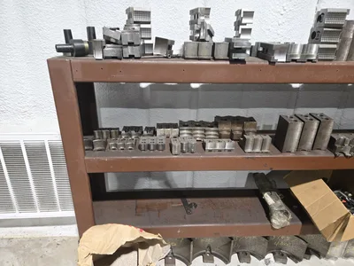 Shelf and Contents; Lathe Tooling