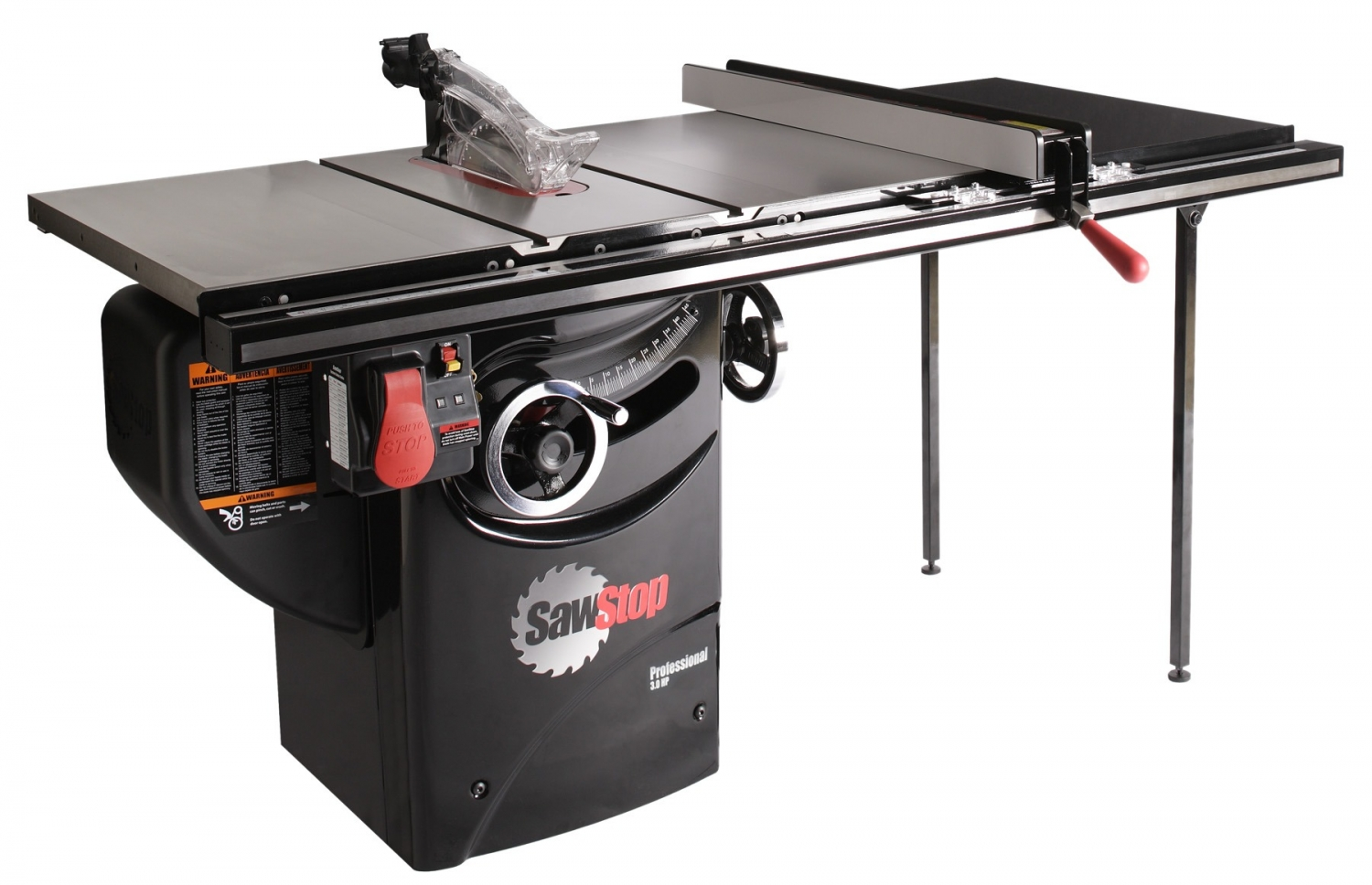 SawStop Professional 3HP, 230V 60Hz 36" Pro T-Glide Fence System