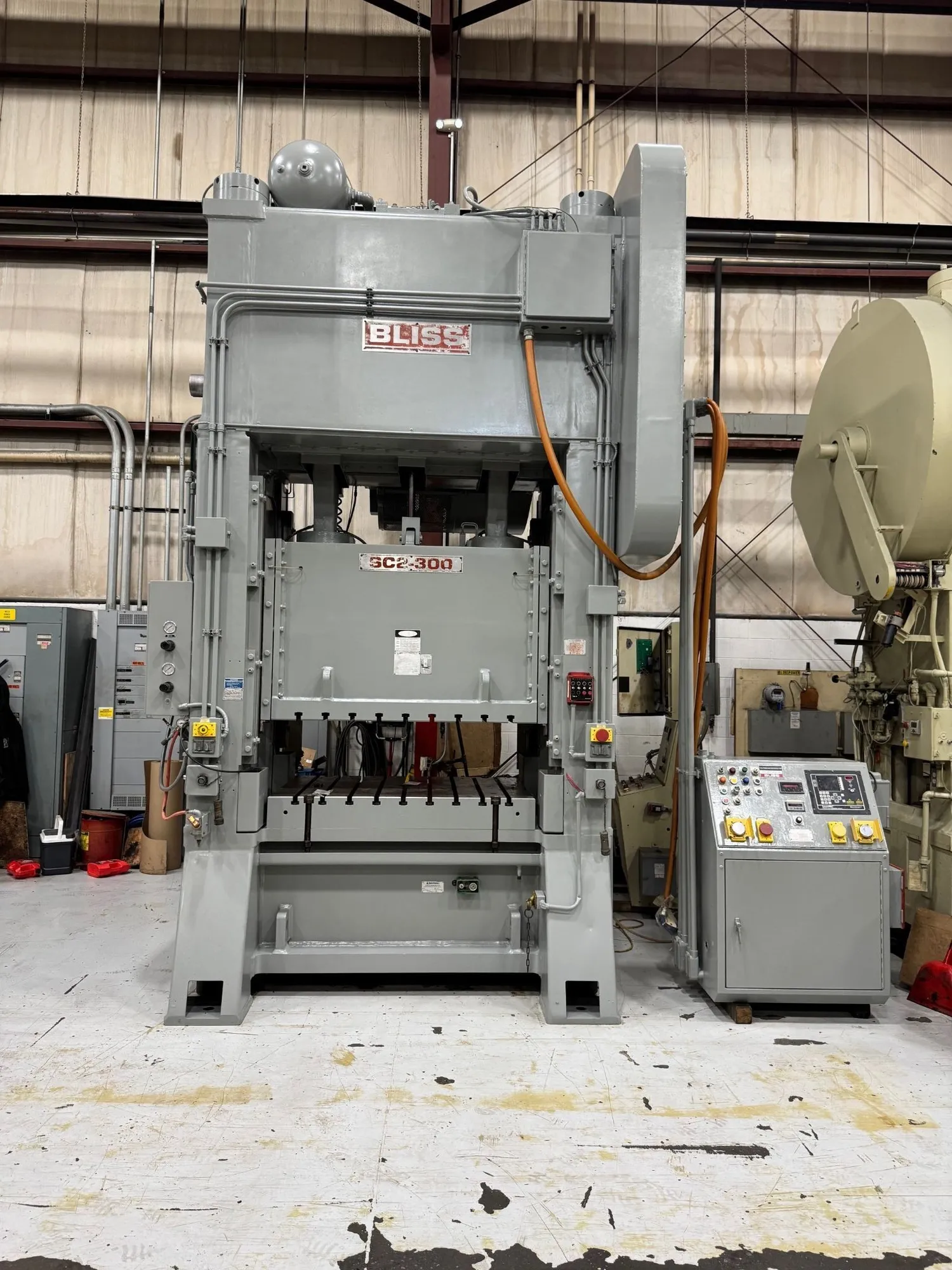300 Ton Bliss Straight Side High Speed Mechanical Press