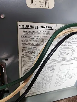 USED SQUARE D CLASS 9070 TYPE: SK5271S