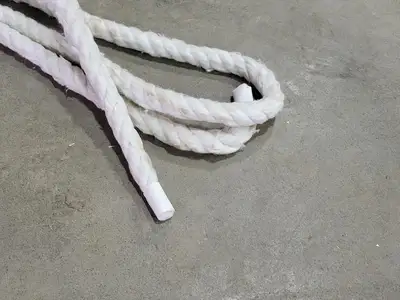 48ft. White Twisted Insulation Rope