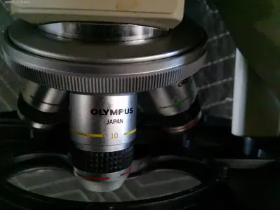 Olympus CK2 Inverted Phase Contrast Microscope With 3 Objectives, FULLY TESTED