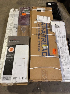 Pallet with misc flooring various models and conditions customer returns see pictures