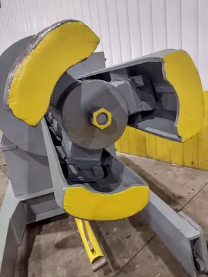 20,000 LBS X 60" AMERICAN MODEL #1000 MOTORIZED COIL REEL UNCOILER: YOBRO #24792