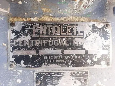USED ENTOLETER CENTRIMIL ECM