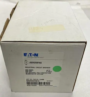 Used EATON JGE4250FAG Miscellaneous Equipment (Electrical & Power) Ohio US | Surplus Asset Holdings #1210190