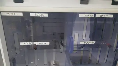 AMR SEMI AUTOMATED WET BENCH Model # 5FT-APS-PVCC