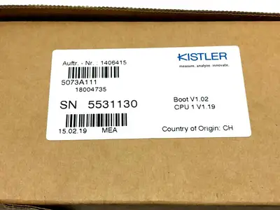 New | in-Stock Kistler Charge Amplifier Amplifiers Michigan US | Maverick Industrial Sales #1401010