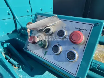 USED MAREN 122 CLOSED DOOR BALER WITH CONVEYOR & CART DUMPER
