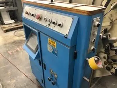 USED 2006 SANDEN 5 COLOR 22” INSERT UV PRESS