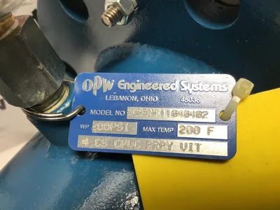 OPW SCS5NF11040402 Pneumatic Rubber Sleeve Pinch Valve