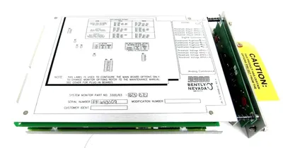 NEW BENTLY NEVADA 3300/03-03-00 SYSTEM MONITOR 3300030300