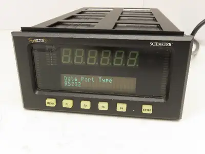 Sciemetric 1102 Sigmeter Panel Meter 120VAC 30W